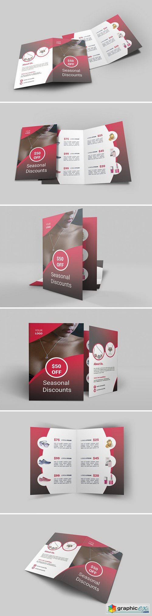 Products Promotion Bi-Fold Brochure