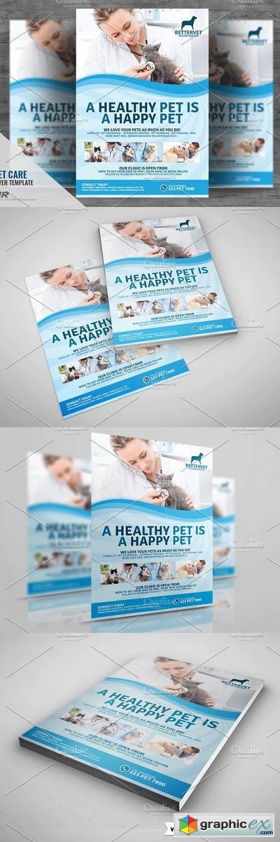 Veterinary Clinic and Service Flyer
