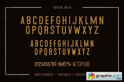 Varche Caps Typeface 2109501