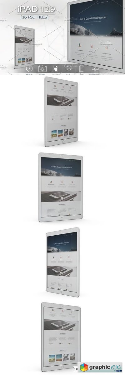 iPad 12.9 Vol.2 Mockup