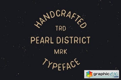 Pearl District - Hand Drawn Font