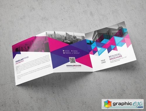 Abstract Square Brochure