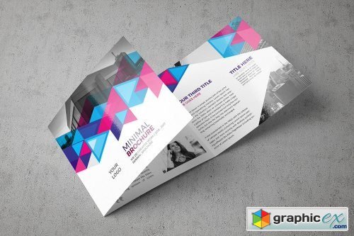 Abstract Square Brochure