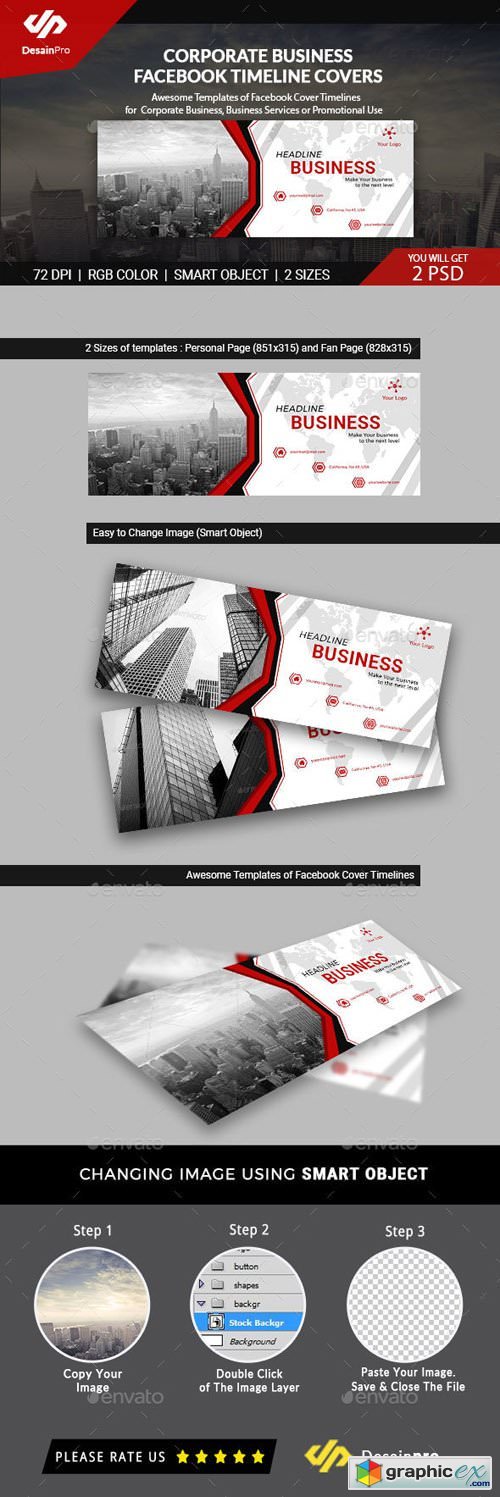 Corporate Business FB Timeline Cover - AR