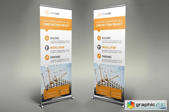 Construction Roll Up Banner