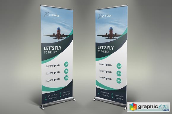 Airline Roll Up Banner 2110510