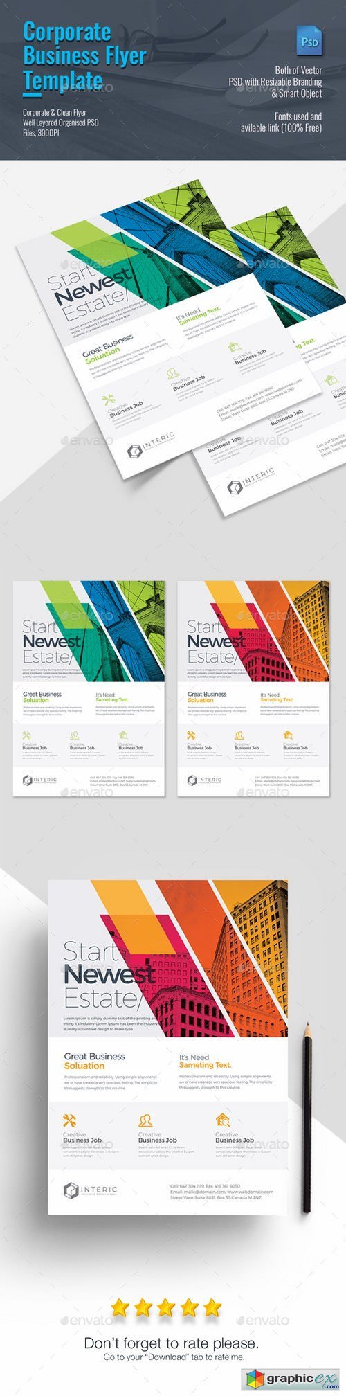 Corporate Business Flyer 21074490
