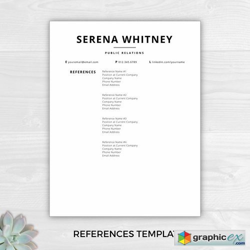Resume Template CV - Serena