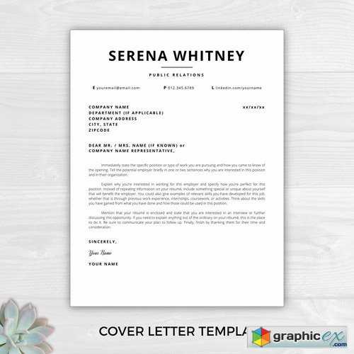 Resume Template CV - Serena