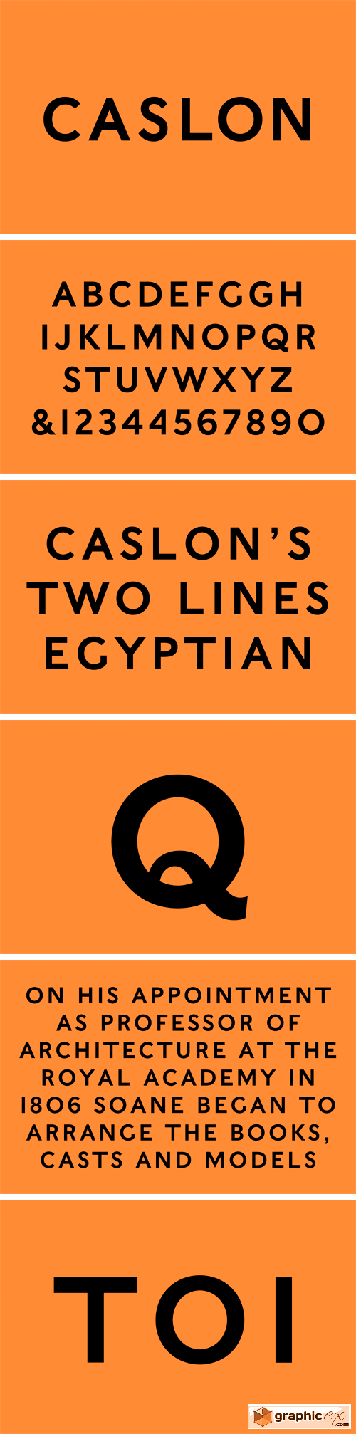Caslons Egyptian Font Family