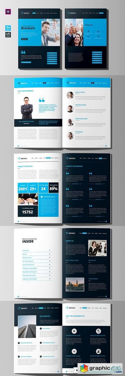 Website Style Brochure Design