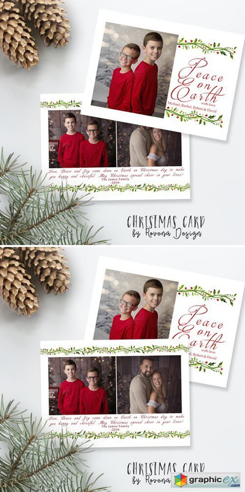 Christmas Card Template 2072882