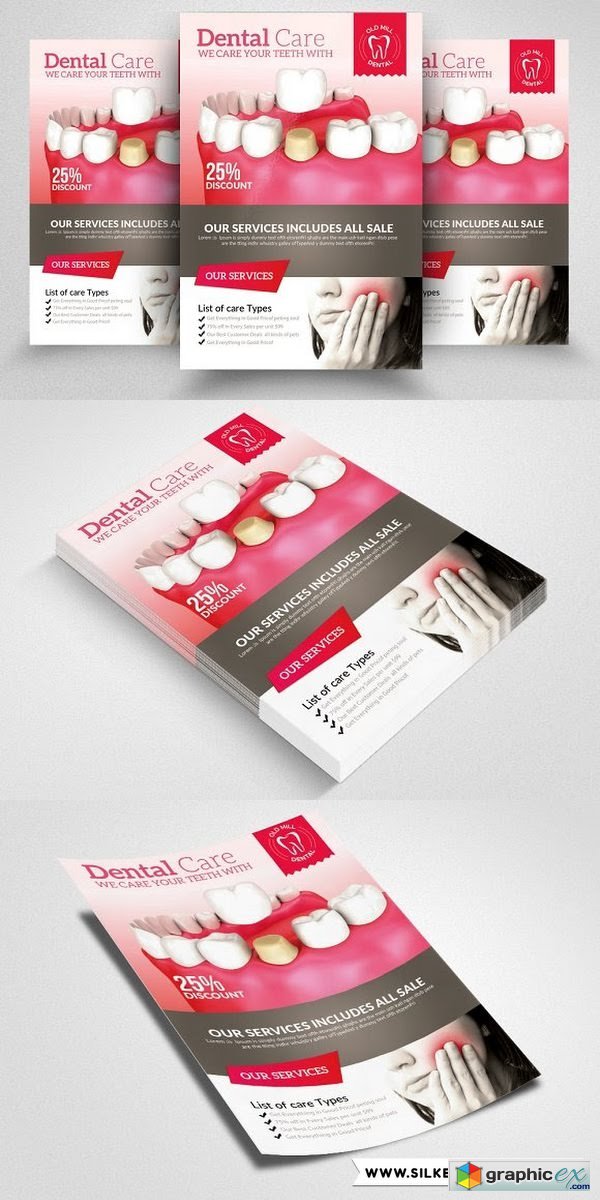 dental-care-flyer-templates-free-download-vector-stock-image