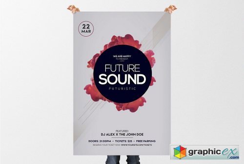 Futuristic Sound - PSD Flyer Vol.2