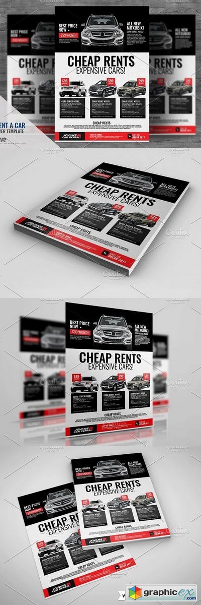 Car Rental Services Flyer
