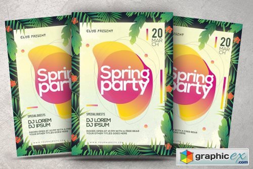 Spring Party Flyer 2104986