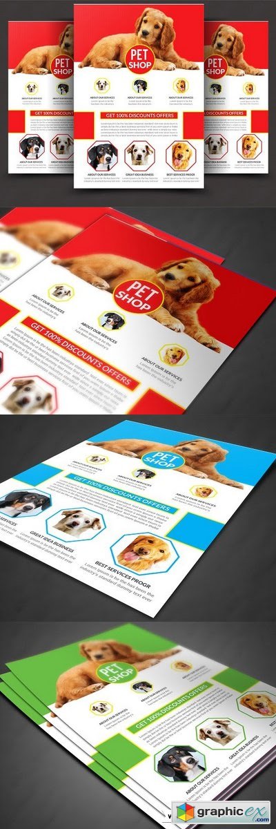 Pet Shop Flyer Template 2111470
