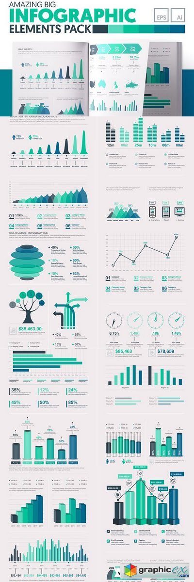 Big Infographic Elements Template