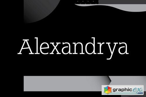 Alexandrya Font Family