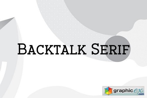 Backtalk Serif Font Family