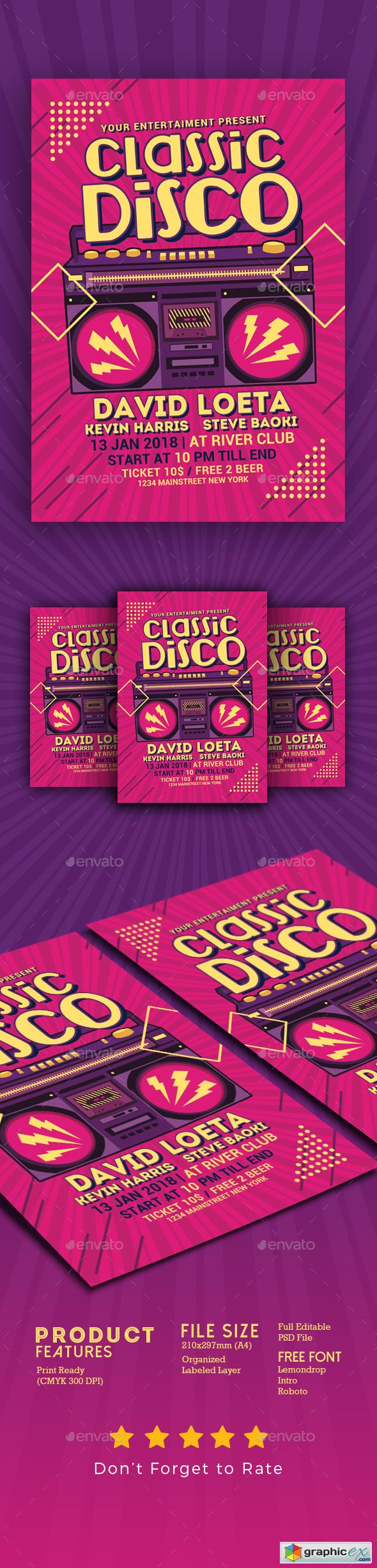 Classic Disco Radio Flyer