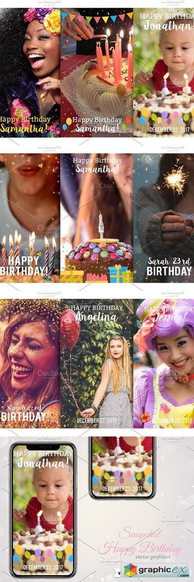 9 Happy Birthday Snapchat filters