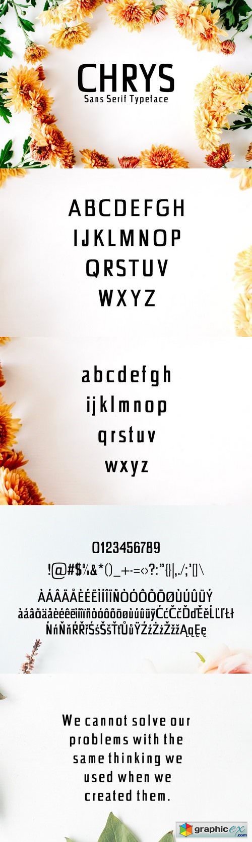Chrys Sans Serif 4 Font Family Pack