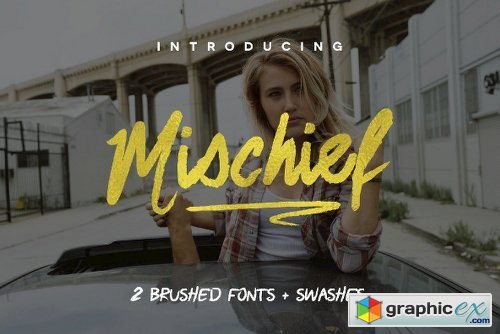 Mischief Font Family - 3 Fonts