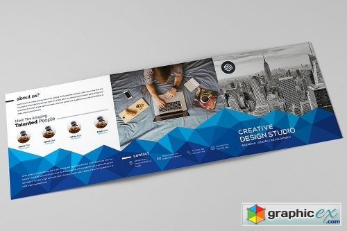 Multi Square Tri-Fold Brochure