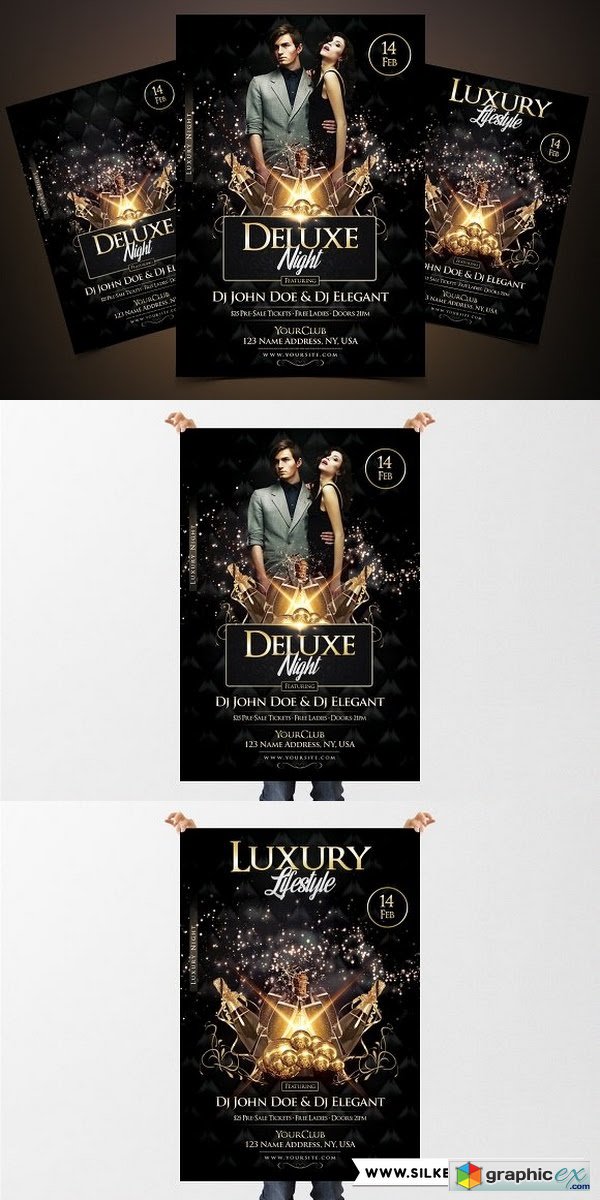 Deluxe Night - Luxury Elegant Flyer