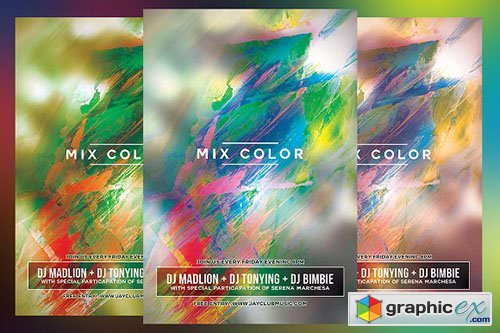 Mix Color Club Flyer