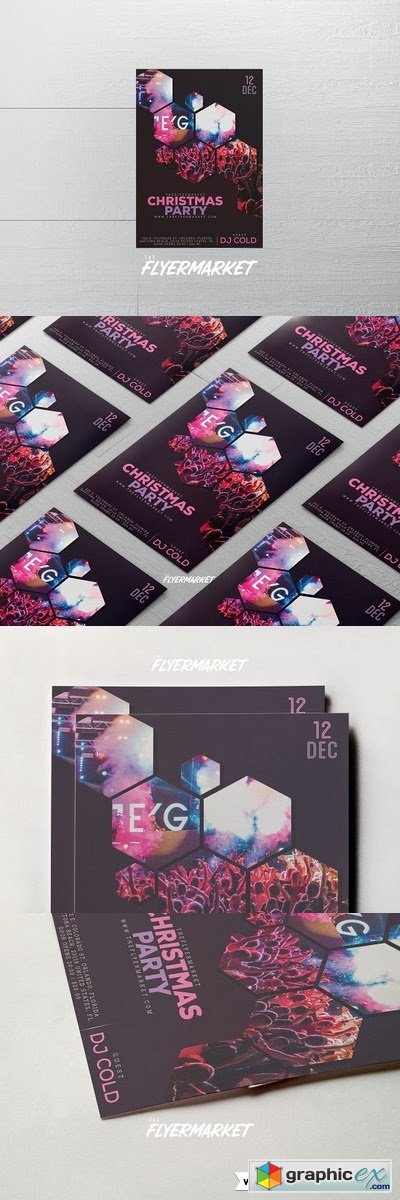Christmas Party 2017 Flyer Template