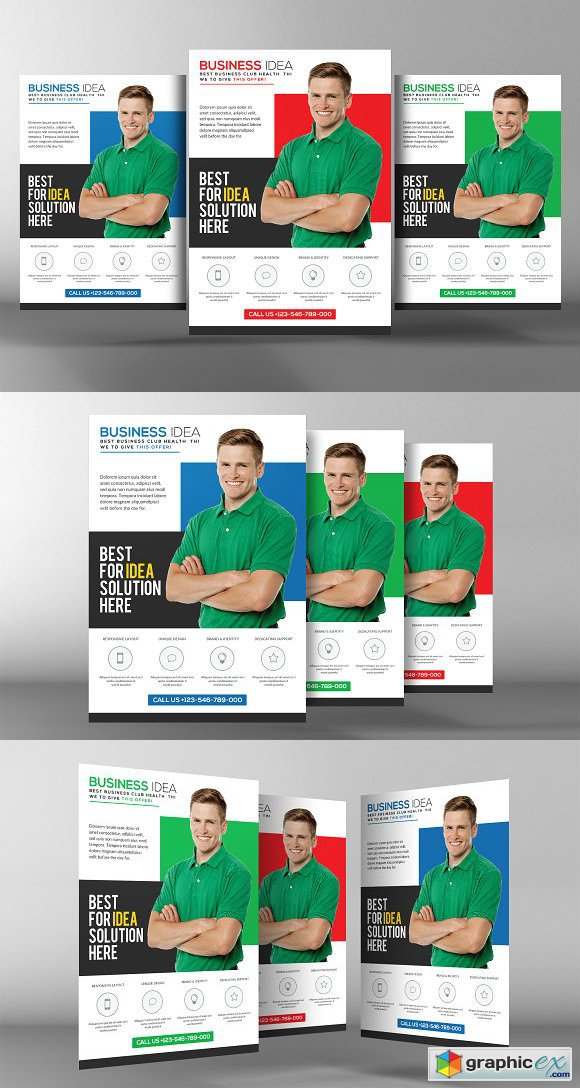 Corporate Business Flyer Template 2172276