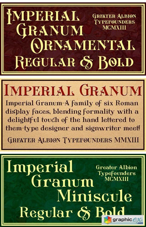 Imperial Granum Font Family