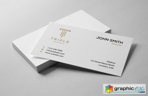 Minimal professional business card