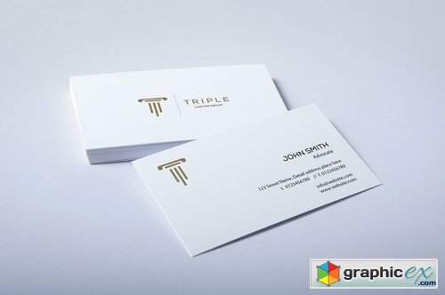 Minimal professional business card