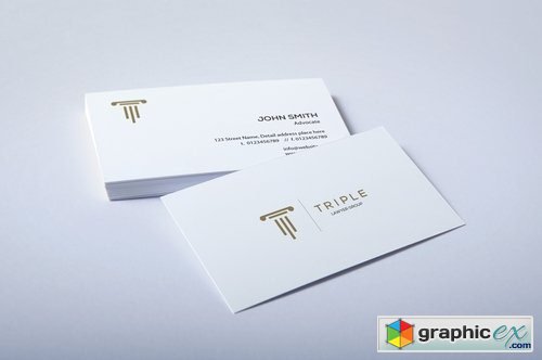 Minimal professional business card