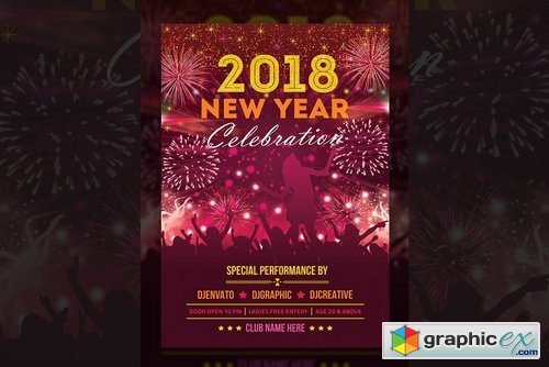 New Year Party Flyer 2166783