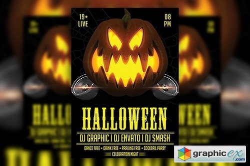 Halloween Party Flyer Template 1962251