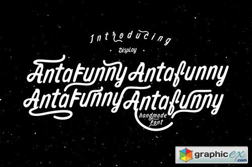 Antafunny Font + 22 Mockup