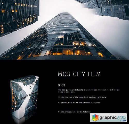 19Tones - Mos City Film LR Presets
