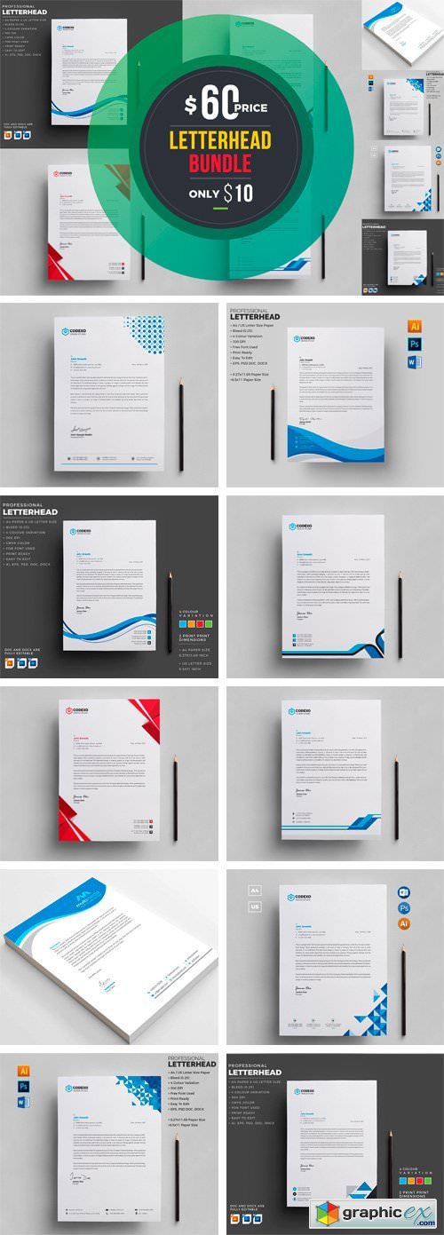 10 Corporate Letterhead 2130283