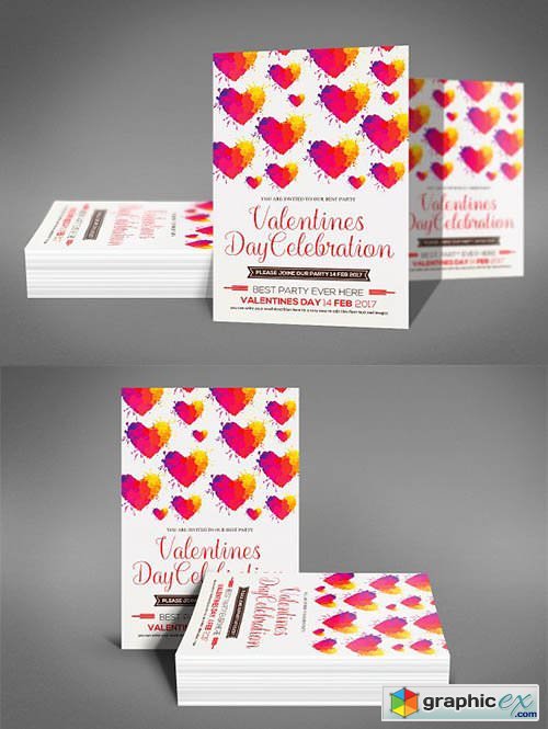 Valentines Flyer Template 2196783