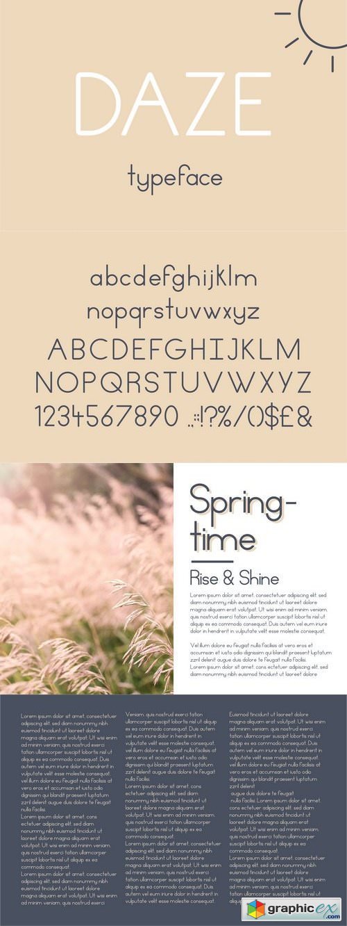 Daze Typeface