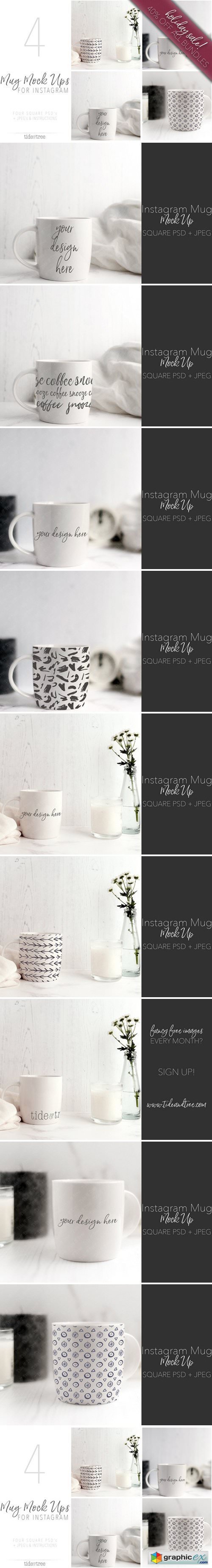 Mug Mock-Ups for Instagram