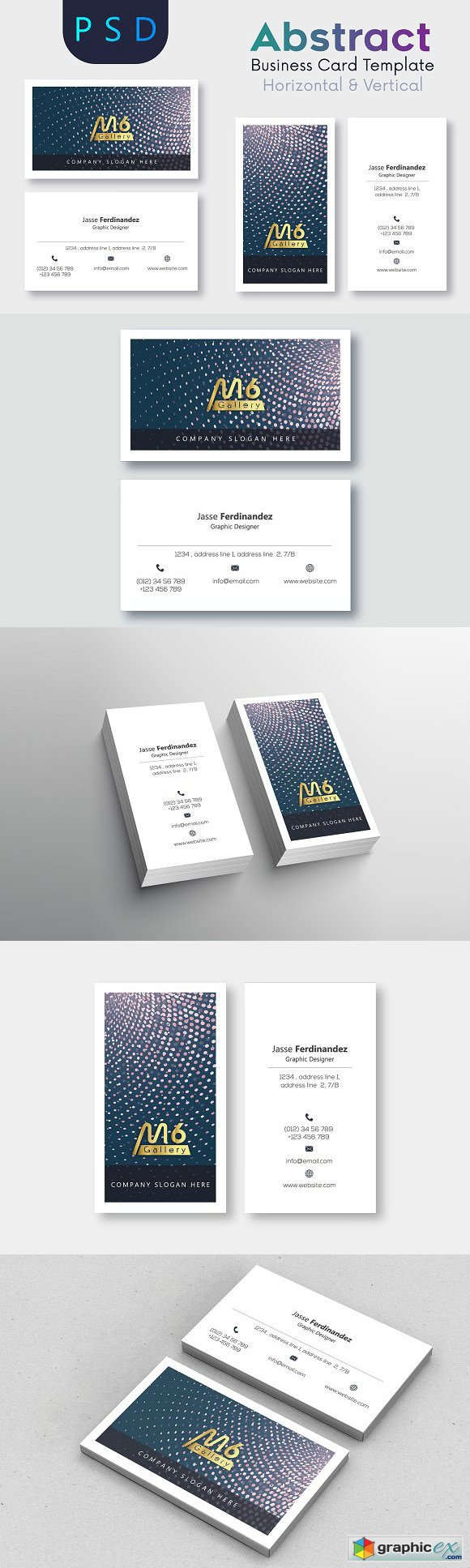 Abstract Business Card Template- S09
