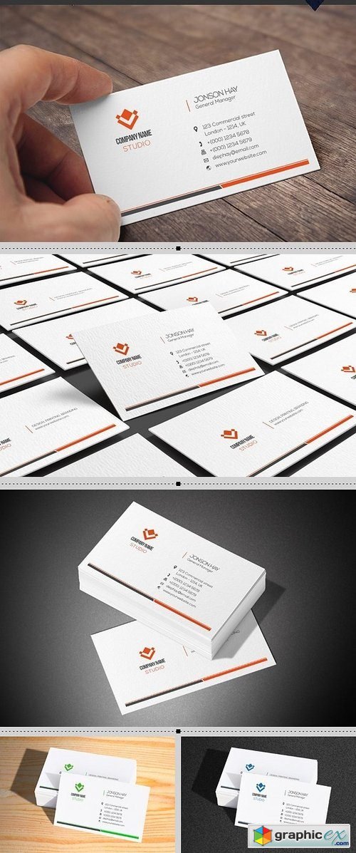 Business card template 1896080