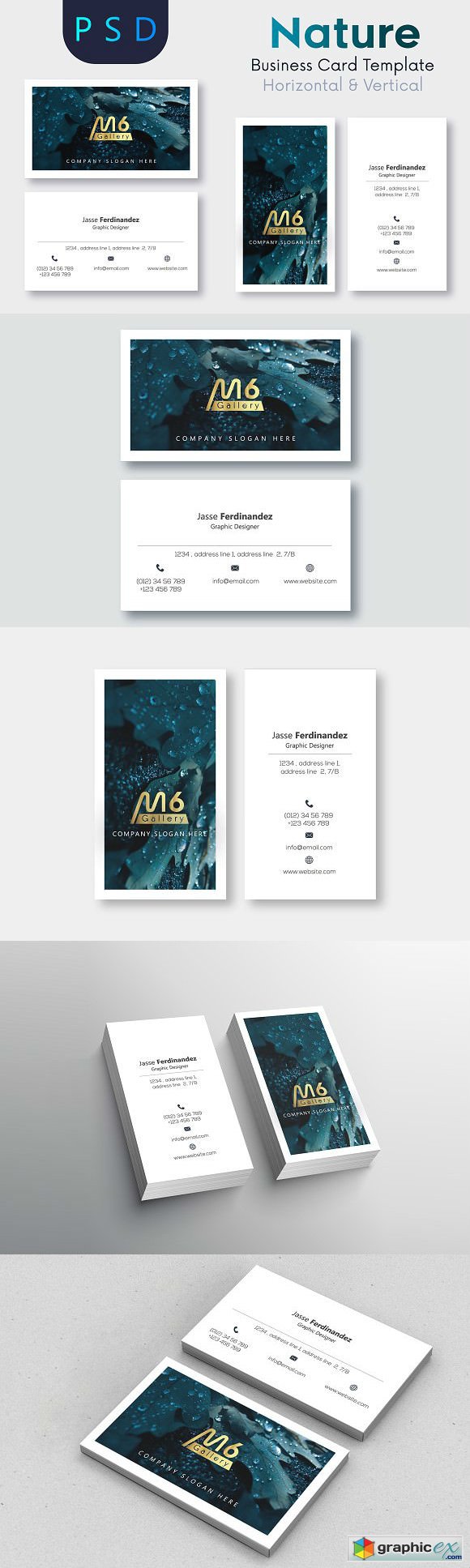Nature Business Card Template- S43