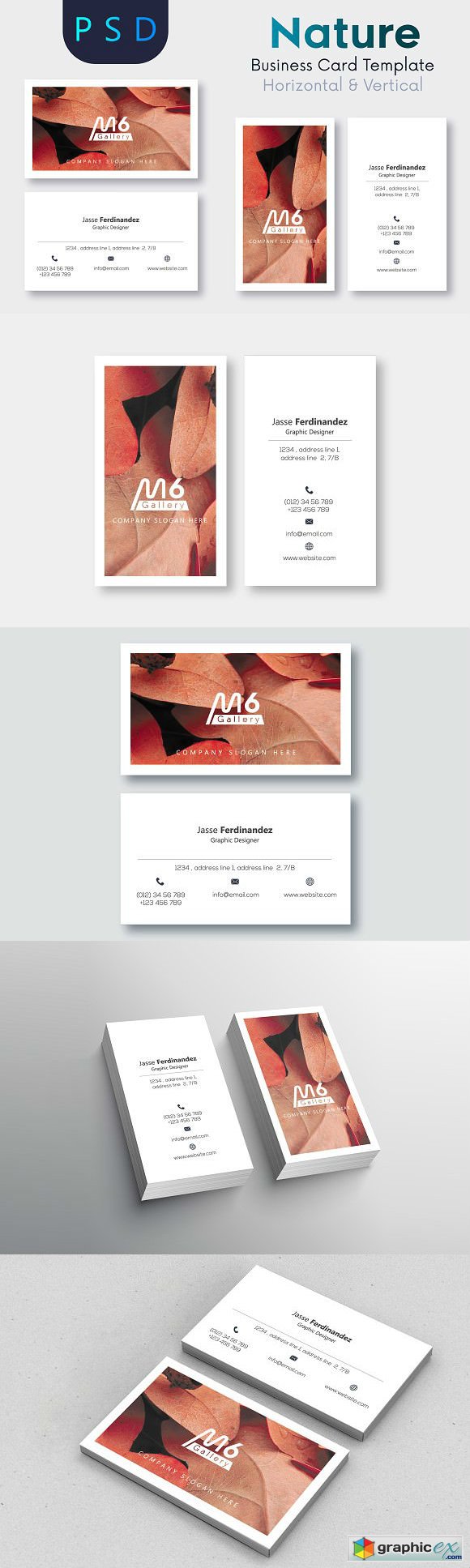 Nature Business Card Template- S44