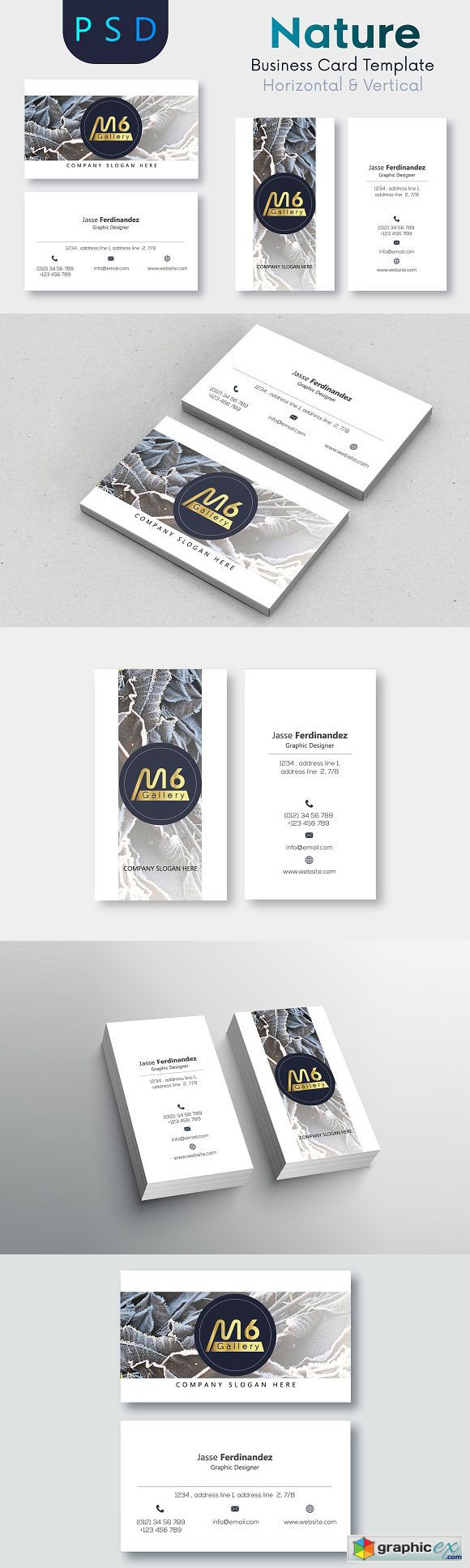 Nature Business Card Template- S46